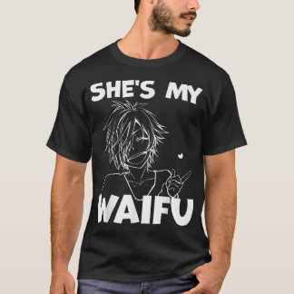 Camiseta Ella es mi novia Waifu graciosa Anime Matching