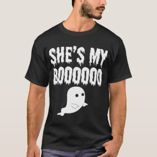 Camiseta Ella es mi pareja de niños diseña fantasmagóricos