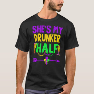 Camiseta Ella Es Mi Pareja Secundaria Pareja Bebiendo Mamáe