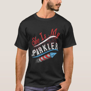 Camiseta Ella Es Mi Parkler El 4 De Julio, Gracioso Golpe D