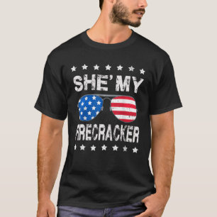 Camiseta Ella es mi petardo su y su 4 de julio juego