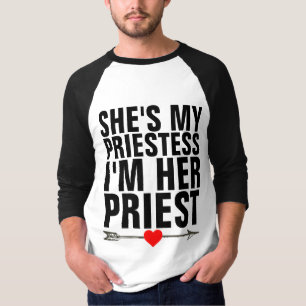 CAMISETA ELLA ES MI SACERDOZA, SOY SU SACERDOTE, LAS CAMISE