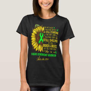 Camiseta Ella Es Una Guerrera Del Síndrome Kabuki Y Ella So