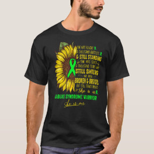 Camiseta Ella Es Una Guerrera Del Síndrome Kabuki Y Ella So