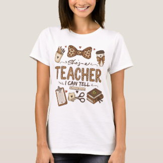 Camiseta Ella es una Maestra que puedo decir | Lindo diseño