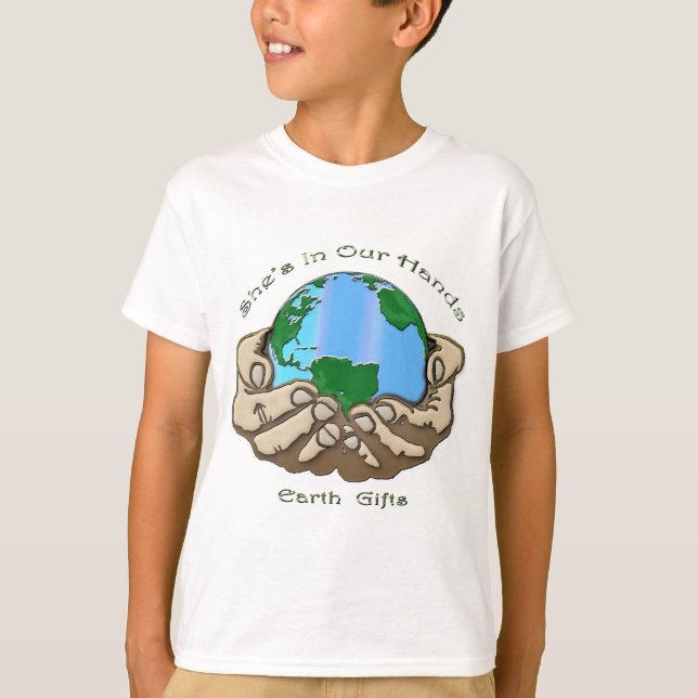Camiseta ELLA ESTÁ EN NUESTRA Colección DE MANOS (Anverso)