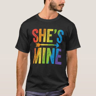 Camiseta Ella está minando el orgullo lesbiano T Shirt LGBT