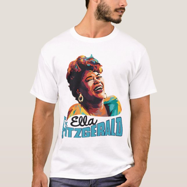 Camiseta Ella Fitzgerald (Anverso)