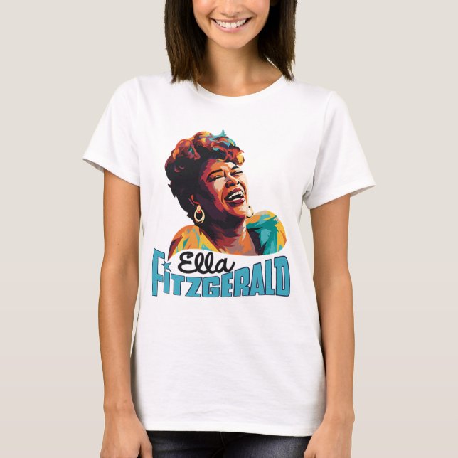 Camiseta Ella Fitzgerald (Anverso)