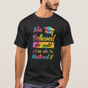 Camiseta Ella lo dominó Maestría 2