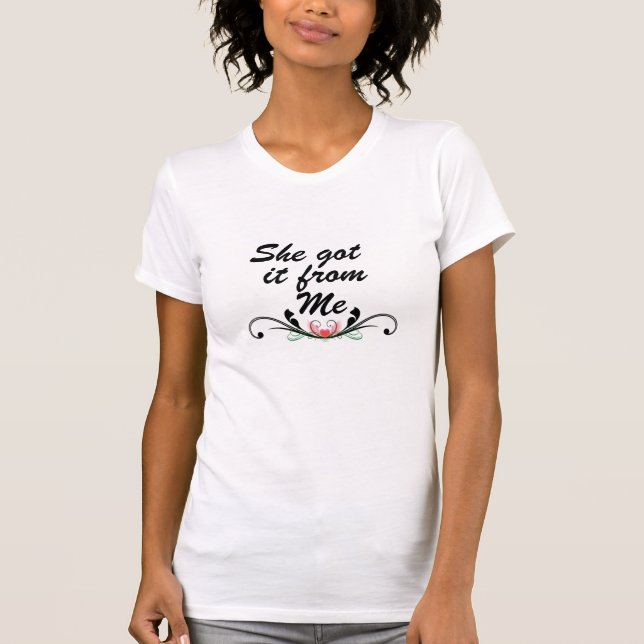 Camiseta Ella lo obtuvo de mí (Anverso)
