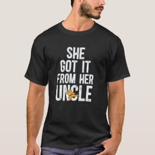 Camiseta Ella Lo Obtuvo De Su Tío Tío Karate Divertido Kara