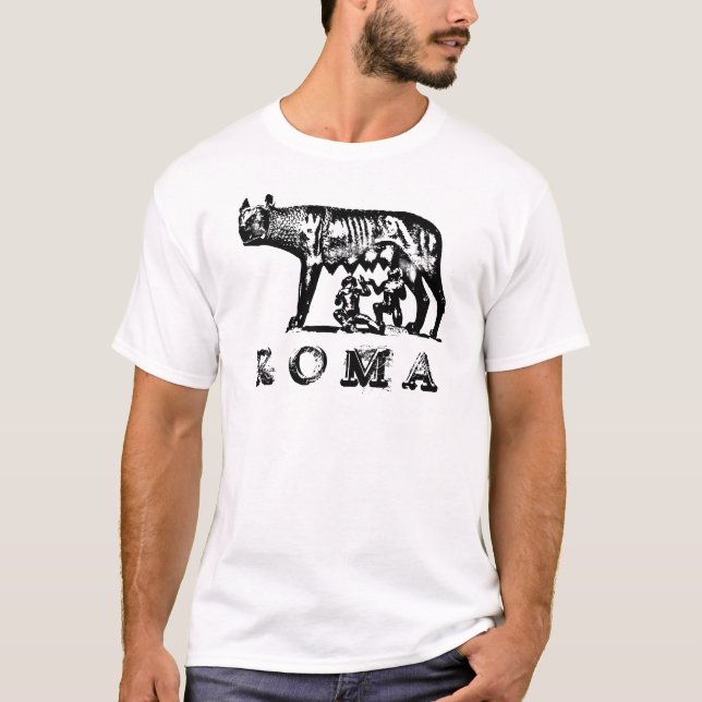Camiseta Ella-Lobo de ROMA (Anverso)