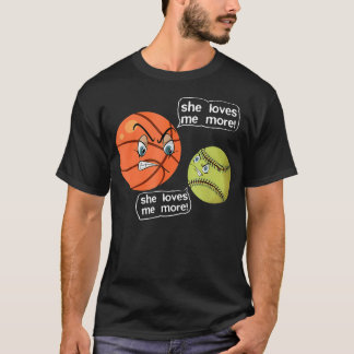 Camiseta Ella Me Ama Más Furioso Baloncesto Softbol Luchand