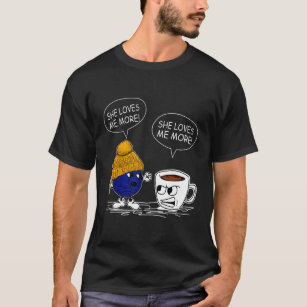 Camiseta Ella Me Ama Más Tetón Y Café Yarn