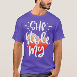 Camiseta Ella Me Robó El Corazón