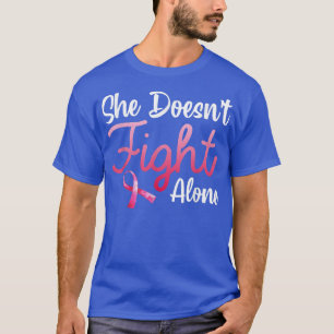 Camiseta Ella no lucha sola contra el cáncer de mama