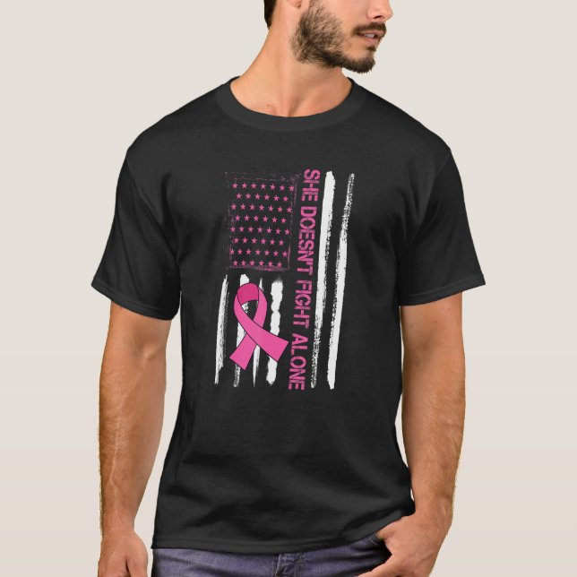 Camiseta Ella no lucha sola contra el cáncer de mama Concie (Anverso)