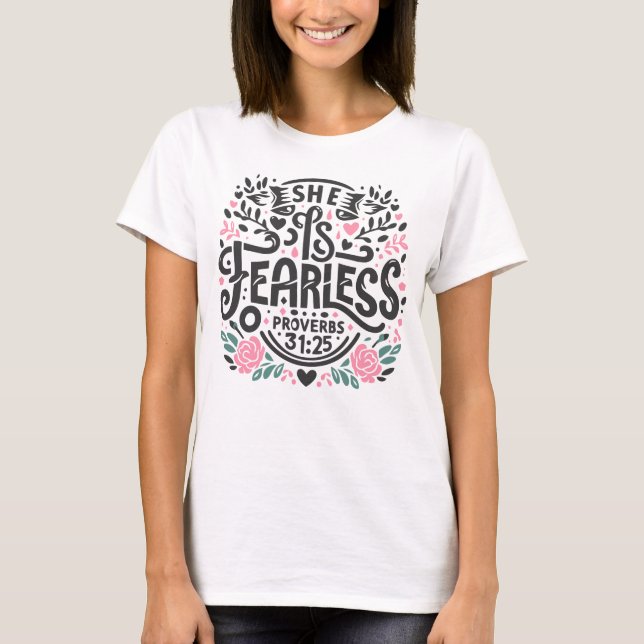 Camiseta Ella no tiene miedo (Anverso)