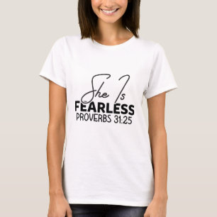 Camiseta Ella No Tiene Miedo - Cristiana