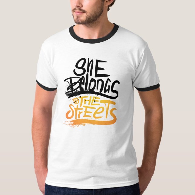 Camiseta ella pertenece a las calles, Only One Place (Anverso)