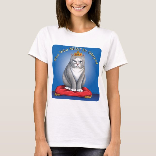 Camiseta Ella que debe ser obedecida (Anverso)