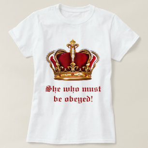 Camiseta Ella que debe ser obedecida