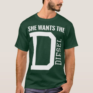 Camiseta Ella Quiere El Carbón De Camión Diesel Diplomático