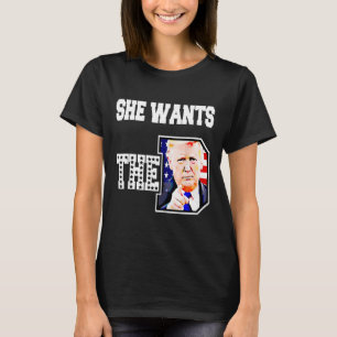 Camiseta Ella Quiere El D Donald Trump 2024