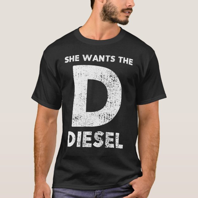 Camiseta Ella quiere la D - regalo diesel (Anverso)