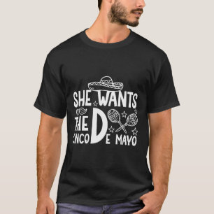 Camiseta Ella quiere un México con humor para adultos Cinco