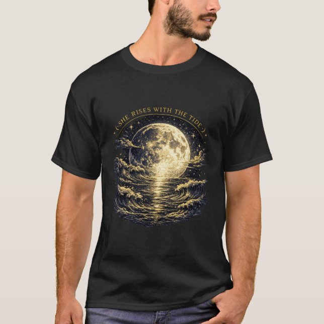 Camiseta Ella se Levanta Con la Marea (Anverso)