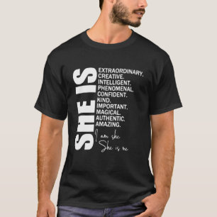 Camiseta Ella Soy Yo Soy Cristiana Confiada Tipo 1
