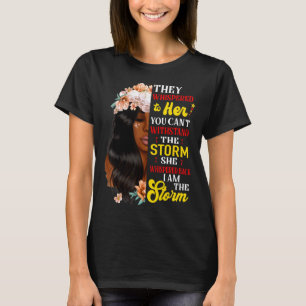 Camiseta Ella Susurró Atrás Soy La Tormenta Historia Negra 