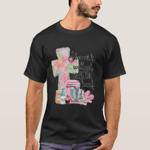 Camiseta Ella Trabaja De Buena Mano Con Sus Manos Proverbio