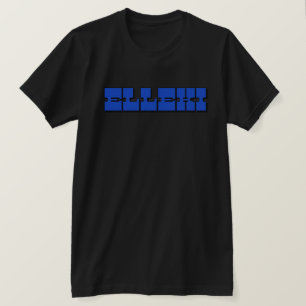 Camiseta Elleki Bold (Azul/Negro)