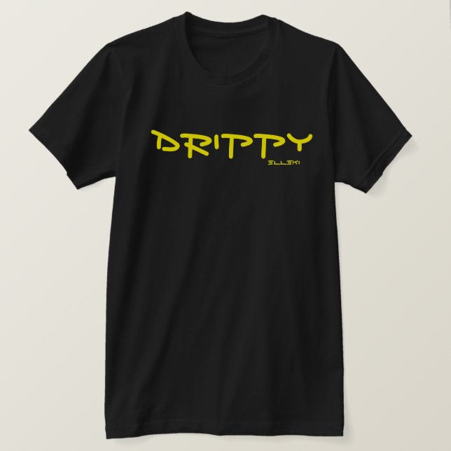Camiseta Elleki Drippy #2 (Amarillo) (Anverso del diseño)
