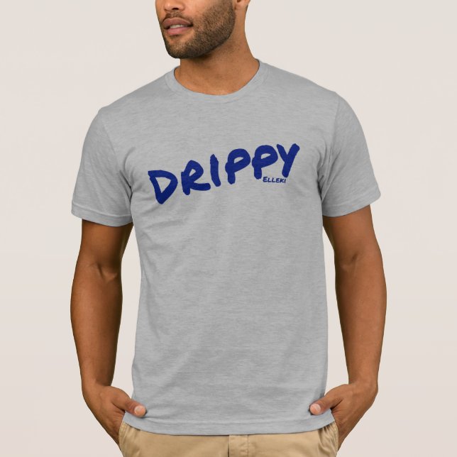 Camiseta Elleki Drippy (Azul) (Anverso)