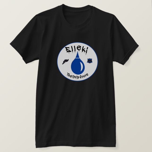 Camiseta Elleki The Drip Store  (Anverso del diseño)