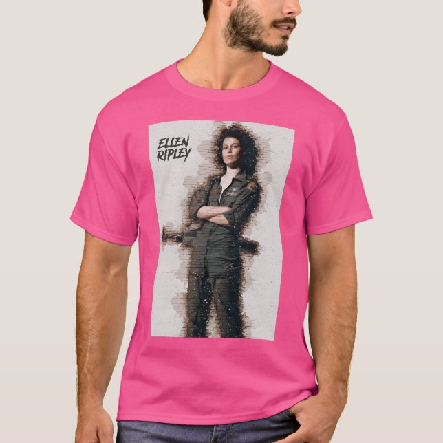 Camiseta Ellen Ripley - Alien - Graffiti Style (Anverso)