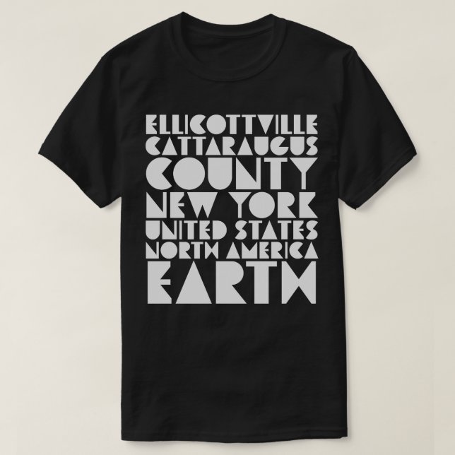Camiseta Ellicottville New York Skidding Mountain Bi (Diseño del anverso)