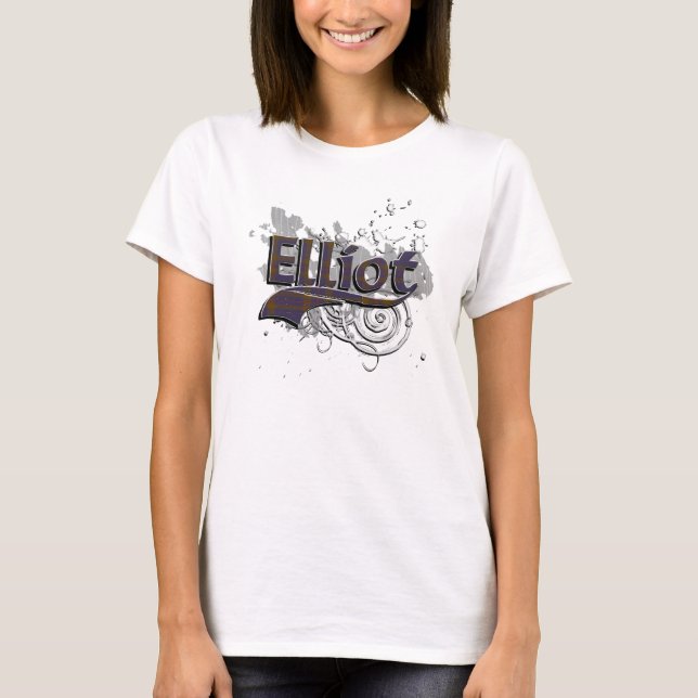 Camiseta Elliot Grunge Tartan (Anverso)