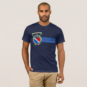 Camiseta Elliott Escudo & Tartan Men's Basic T-Shirt