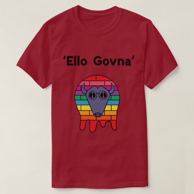 Camiseta 'ELLO GOVNA' (Diseño del anverso)