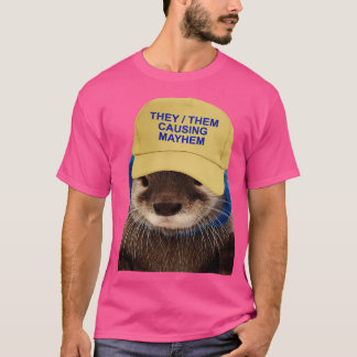 Camiseta Ellos Causan Causas Divertidas Del Meme Del Chiste