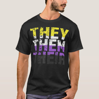 Camiseta Ellos Ellas Suyo Agénero No Binario Pronombres De 