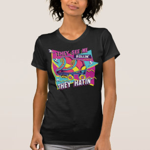 Camiseta Ellos Me Ven Rodando Ellos Odian Retro 90s