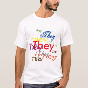 Camiseta Ellos o pronombre personal por todas partes