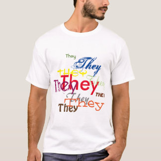 Camiseta Ellos o pronombre personal por todas partes