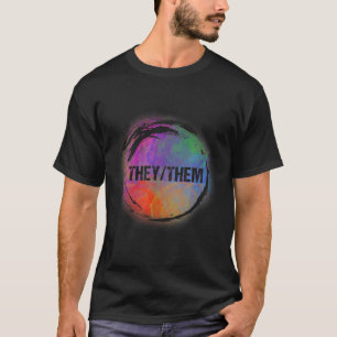 Camiseta Ellos Pronuncian El Orgullo LGBTQ De Género No Bin